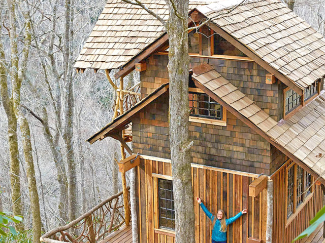 WNC TREE HOUSE BUILDER: Panthertown treehouse: The Exhilaration of Being in the Trees!