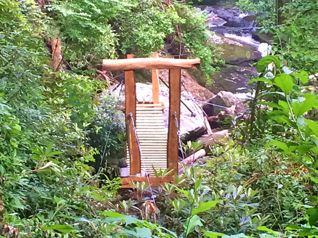 WESTERN NC TREE HOUSE BUILDER: Panthertown swimming hole access: Safe swimming hole access