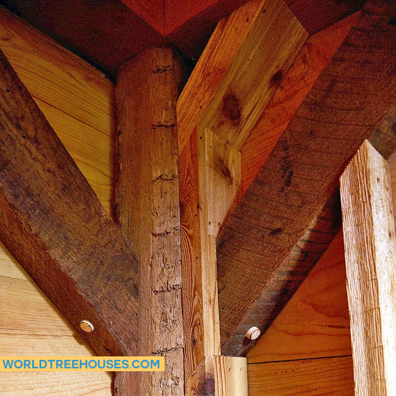 western NC treehouse builder: Panthertown Treehouse: How a treehouse is put together